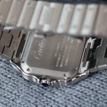 Cartier Santos WSSA0063 (2023) - Blue dial 35 mm Steel case (4/7)
