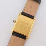 Cartier Tank Vermeil 6 (1990) - Yellow dial 23 mm Silver case (4/4)