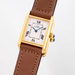 Cartier Tank 2415 (1990) - White dial 22 mm Steel case (6/8)