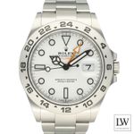 Rolex Explorer II 226570 (2022) - White dial 42 mm Steel case (2/8)