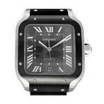 Cartier Santos WSSA0037 (2024) - Grey dial 40 mm Steel case (1/8)