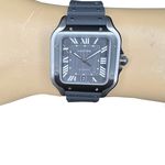 Cartier Santos WSSA0037 (2024) - Grey dial 40 mm Steel case (2/8)