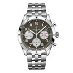 Breitling Classic AVI A233802A1L1A1 (2024) - Groen wijzerplaat 42mm Staal (1/1)