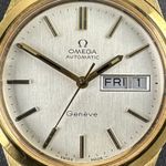 Omega Genève 166.0169 (1972) - White dial 36 mm Gold/Steel case (8/8)