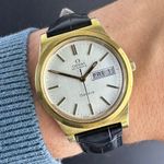 Omega Genève 166.0169 (1972) - White dial 36 mm Gold/Steel case (2/8)