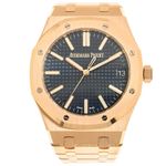 Audemars Piguet Royal Oak Selfwinding 15510OR.OO.1320OR.03 (2023) - Blue dial 41 mm Rose Gold case (1/5)