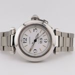 Cartier Pasha C 2475 (2008) - White dial 35 mm Steel case (3/5)
