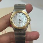 Omega Constellation Quartz 131.20.28.60.55.002 (2023) - Parelmoer wijzerplaat 28mm Goud/Staal (6/8)