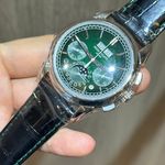 Patek Philippe Perpetual Calendar Chronograph 5270P-014 (2024) - Groen wijzerplaat 41mm Platina (4/6)