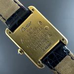 Cartier Tank Vermeil 366001 (1990) - White dial 28 mm Steel case (3/8)