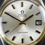 Omega Seamaster 166.067 (1970) - White dial 36 mm Gold/Steel case (8/8)