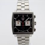 TAG Heuer Monaco CBL2113.BA0644 (2022) - Zwart wijzerplaat 39mm Staal (1/8)