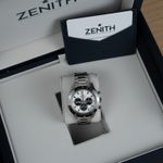 Zenith Chronomaster Sport 03.3102.3600/02.M3100 (2021) - Wit wijzerplaat 41mm Staal (2/8)