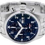 IWC Pilot Chronograph IW388102 (2021) - Blauw wijzerplaat 41mm Staal (4/6)