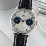 IWC Portuguese Automatic IW500706 (Onbekend (willekeurig serienummer)) - Zilver wijzerplaat 42mm Staal (3/8)