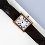 Cartier Tank Solo W5200024 (2015) - Zilver wijzerplaat 31mm Roségoud (1/8)