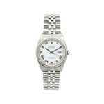 Rolex Datejust 36 16234 (Onbekend (willekeurig serienummer)) - Wit wijzerplaat 36mm Staal (2/8)