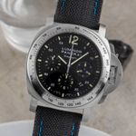 Panerai Luminor Chrono PAM00250 (Unknown (random serial)) - Black dial 44 mm Steel case (3/8)