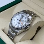 Rolex Explorer II 216570 (2021) - Wit wijzerplaat 42mm Staal (6/8)