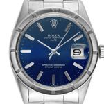 Rolex Oyster Perpetual Date 1501 (1971) - Blue dial 34 mm Steel case (1/8)