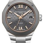 Baume & Mercier Riviera M0A10661 (2026) - Grijs wijzerplaat 36mm Staal (1/1)