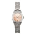 Rolex Oyster Perpetual 76030 (Onbekend (willekeurig serienummer)) - Roze wijzerplaat 26mm Staal (1/5)