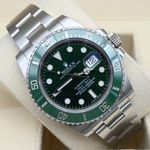 Rolex Submariner Date 116610LV (2013) - Groen wijzerplaat 40mm Staal (1/6)