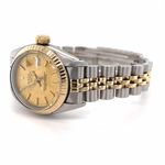 Rolex Lady-Datejust 6917 (1980) - Champagne wijzerplaat 26mm Goud/Staal (5/8)
