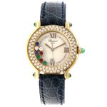 Chopard Happy Sport 27/6177-22 (Unknown (random serial)) - White dial 29 mm Yellow Gold case (1/6)