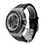 Audemars Piguet Royal Oak Offshore Tourbillon Chronograph 26387IO.OO.D002CA.01 (2014) - Silver dial 44 mm Titanium case (3/8)