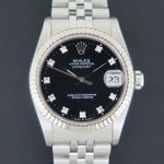 Rolex Datejust 68274 (1988) - Black dial 31 mm Steel case (2/4)