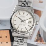 Rolex Datejust 1601 (1966) - Silver dial 36 mm White Gold case (3/8)
