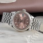 Rolex Datejust 31 278274 (Unknown (random serial)) - Pink dial 31 mm Steel case (2/8)