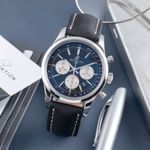 Breitling Transocean Chronograph AB0152 (Onbekend (willekeurig serienummer)) - Zwart wijzerplaat 43mm Staal (1/8)