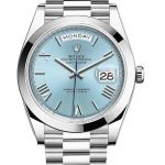 Rolex Day-Date 40 228206 (2023) - Blue dial 40 mm Platinum case (2/4)
