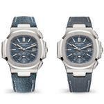 Patek Philippe Nautilus 5980/60G-001 (2025) - Blauw wijzerplaat 41mm Witgoud (1/1)