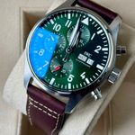 IWC Pilot Chronograph IW378005 (2024) - Groen wijzerplaat 43mm Staal (3/7)