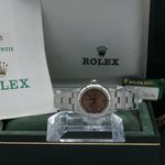 Rolex Oyster Perpetual 76030 (2000) - Roze wijzerplaat 26mm Staal (3/7)