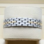 Cartier Panthère 66921 (Onbekend (willekeurig serienummer)) - Wit wijzerplaat 22mm Goud/Staal (6/8)