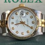Rolex Datejust 31 68273 (1993) - White dial 31 mm Gold/Steel case (3/8)