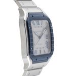 Cartier Santos WSSA0047 (Onbekend (willekeurig serienummer)) - Grijs wijzerplaat 40mm Staal (7/8)