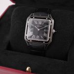 Cartier Santos Dumont WSSA0046 (2024) - Zwart wijzerplaat 44mm Staal (2/8)