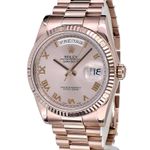 Rolex Day-Date 36 118235F (2019) - Pink dial 36 mm Rose Gold case (1/8)