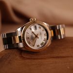 Rolex Lady-Datejust 279173 (2019) - White dial 28 mm Gold/Steel case (5/8)