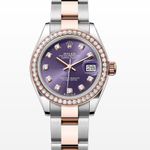Rolex Lady-Datejust 279381RBR (2026) - Purple dial 30 mm Gold/Steel case (1/1)