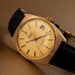 Omega Seamaster 166.0204 (1977) - Black dial 35 mm Gold/Steel case (4/8)