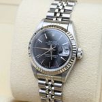 Rolex Lady-Datejust 69174 (1992) - Zwart wijzerplaat 26mm Staal (7/8)