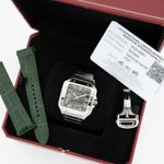Cartier Santos WSSA0062 (2026) - Green dial 40 mm Steel case (5/5)