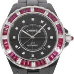 Chanel J12 H2018 (Unknown (random serial)) - Black dial 42 mm Ceramic case (1/5)