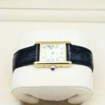 Cartier Tank Vermeil 5057001 (Onbekend (willekeurig serienummer)) - Geel wijzerplaat 20mm Zilver (3/6)